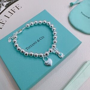 Tiffany & Co. Silver Beaded Bracelet